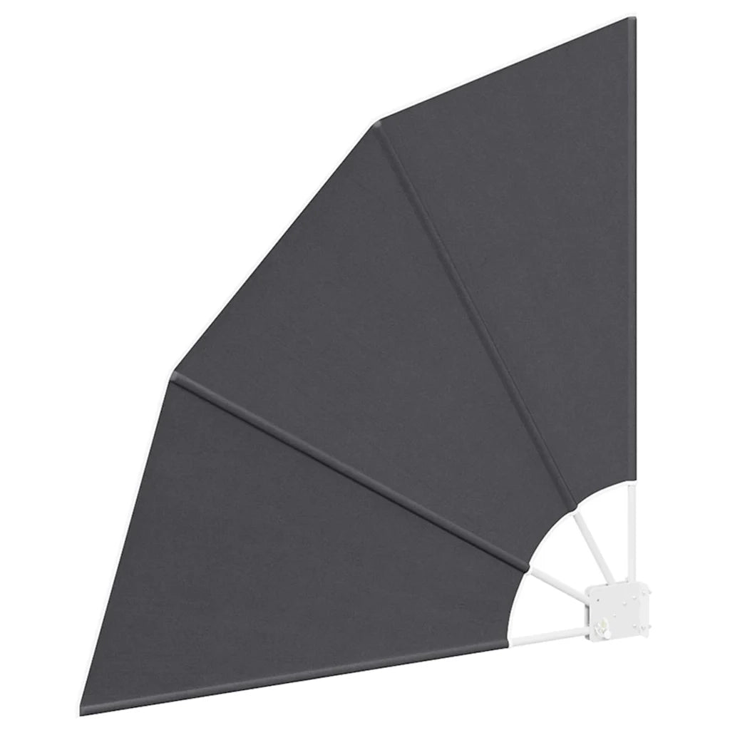 Schermo di Privacy per Balcone Nero 115 x 115 cm Poliestere 42000908