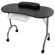 Tavolo Pieghevole per Manicure con Ruote Nerocod mxl 90602