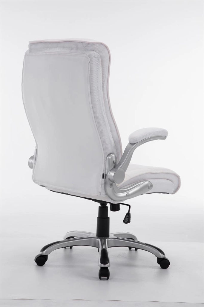 Sedia da ufficio BIG Villach in similpelle bianco