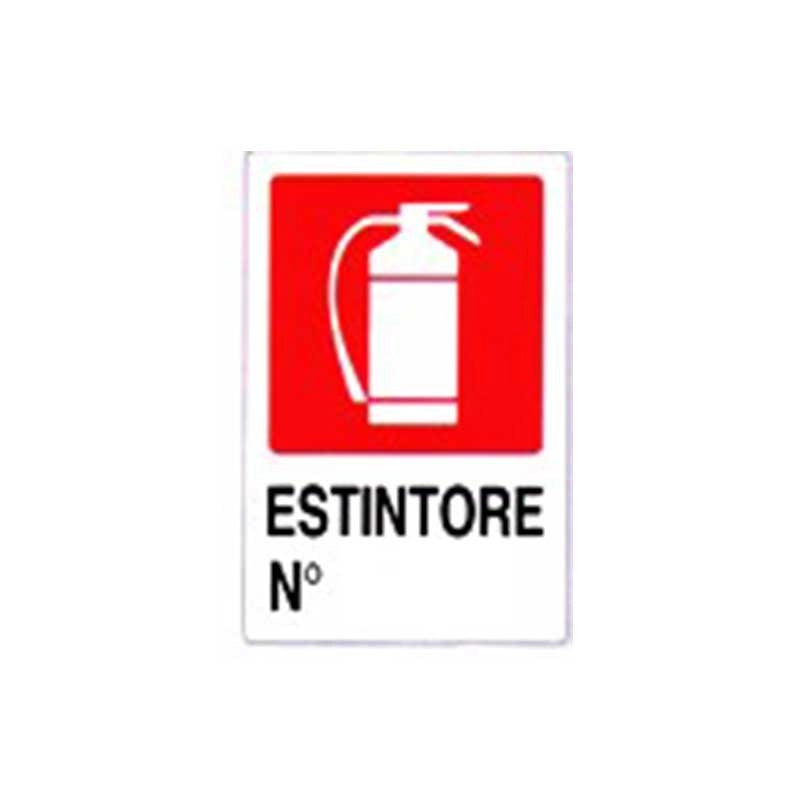 Cartello estintore cm 20X30