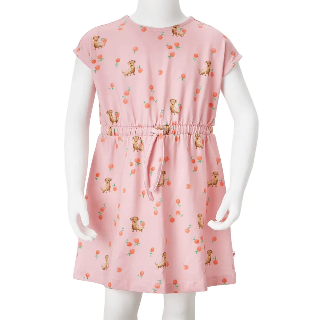 Abito da Bambina con Coulisse Arancione Chiaro 116 CFW1385769