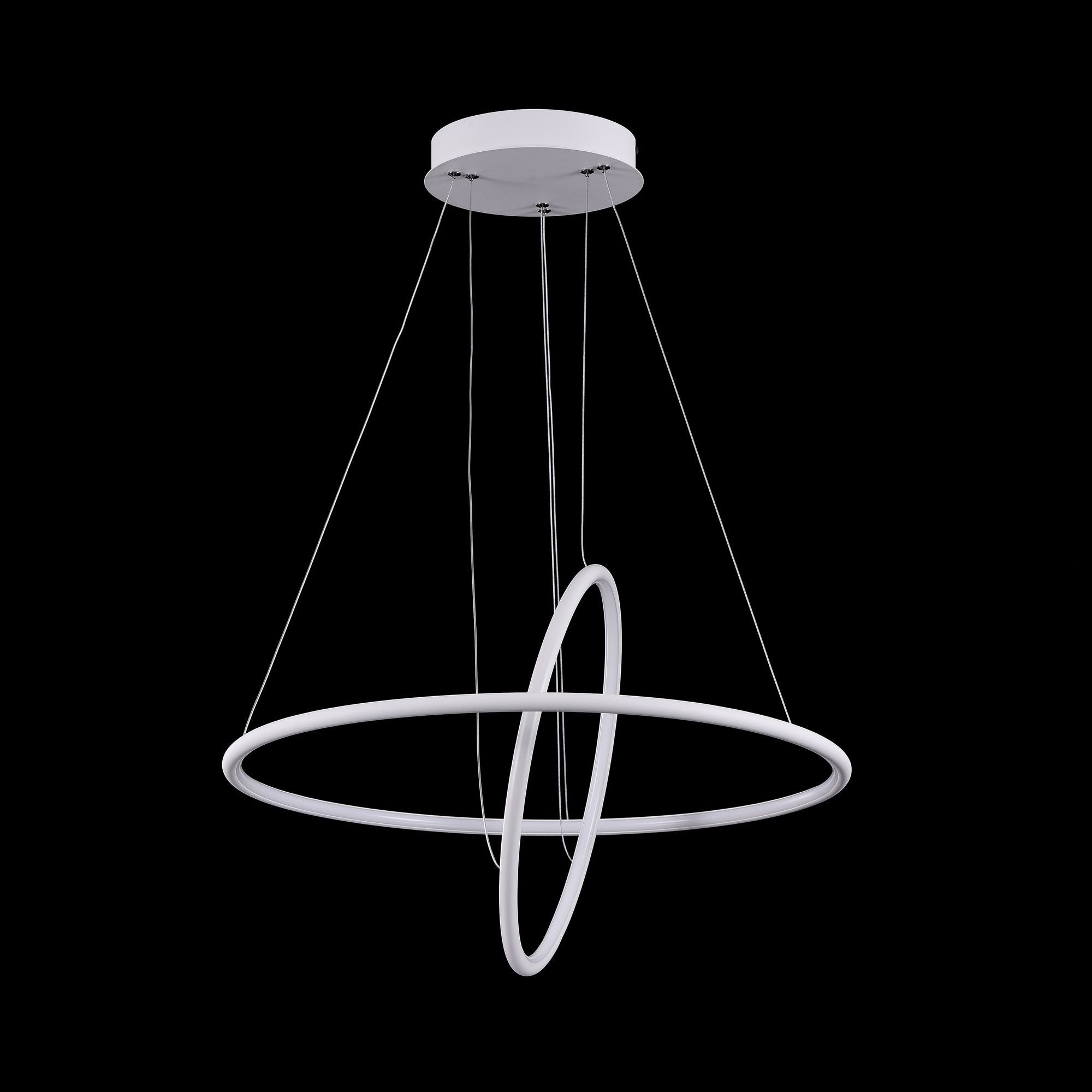 Lampada pendente Modern in Metallo Nola Bianco