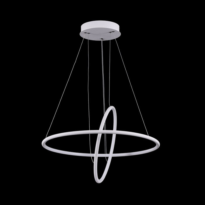 Lampada pendente Modern in Metallo Nola Bianco