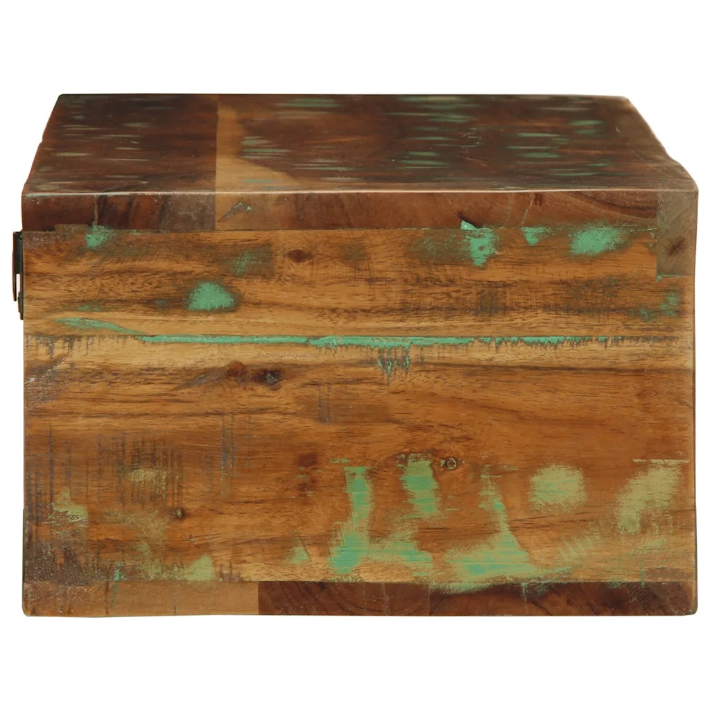 Mobile TV a Parete 100x30x19 cm in Legno Massello di Recupero 4017480