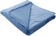 Dezen 2 in 1 zomerdeken zelfkoelend - 130 x 170 cm - donker blu