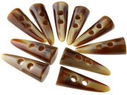 Bottoni a Sfondo 50mm - Bottoni con Maniglia Grande - Vernici - Bottoni a Crème - 10 Pezzi - Facili da Ricamare - Bottoni per Giacca