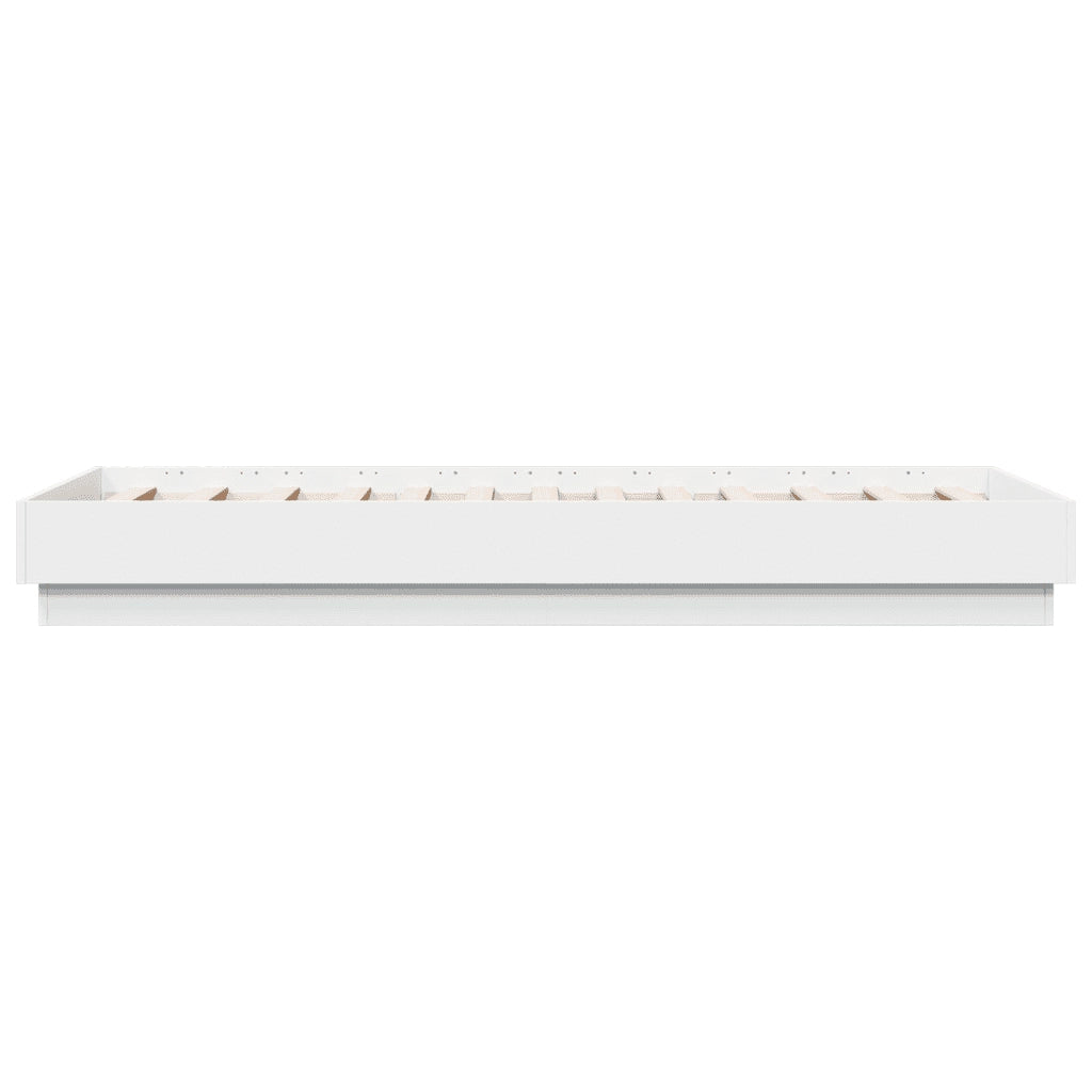 Giroletto-Struttura Letto Bianco 75x190 cm in Legno Multistrato 852543