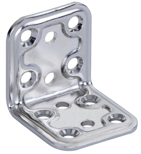 PIASTRA 746/IN ANGOLARE INOX 40X40X40 MM- ALDEGHI LUIGI SPA- 5,0 pz