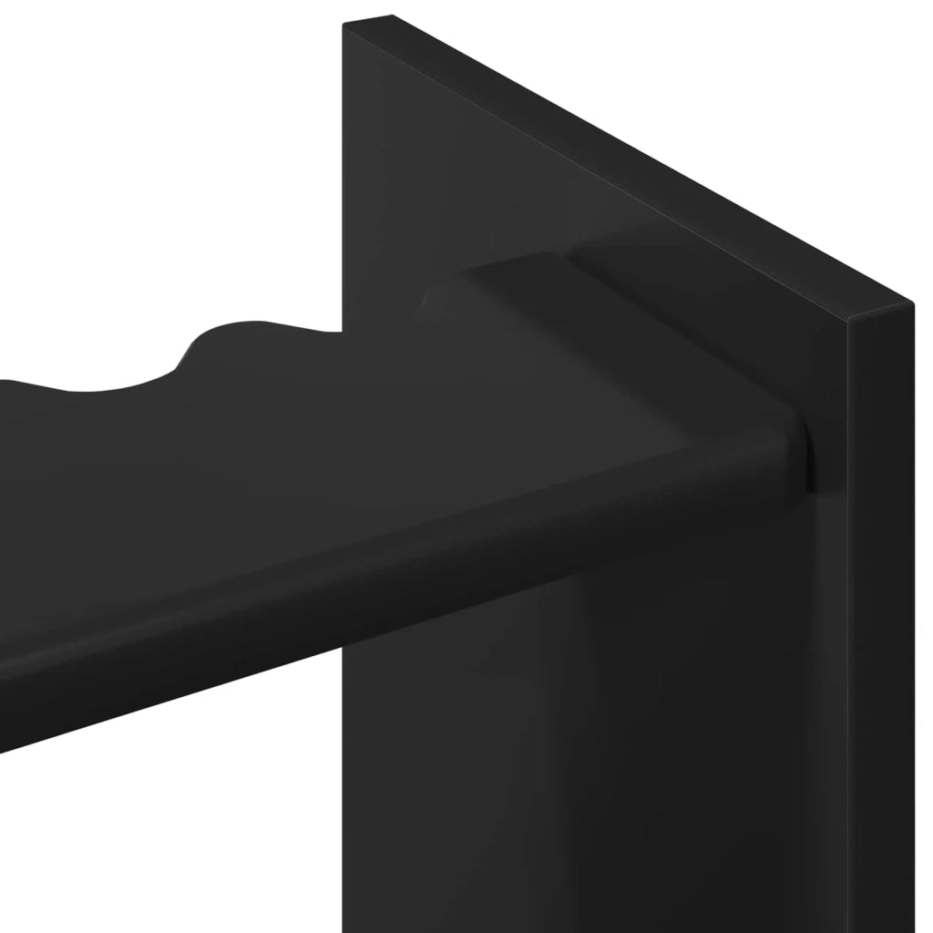 Supporto per stecche da biliardo Legno ingegnerizzato Nero 3429708