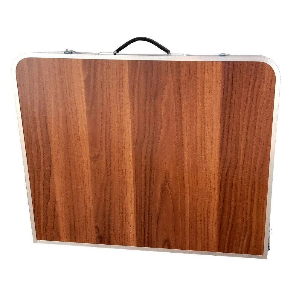 Trade Shop - Tavolo Pieghevole Richiudibile Tavolino Da Esterno 96 X 60 Cm Campeggio Barbecue -
