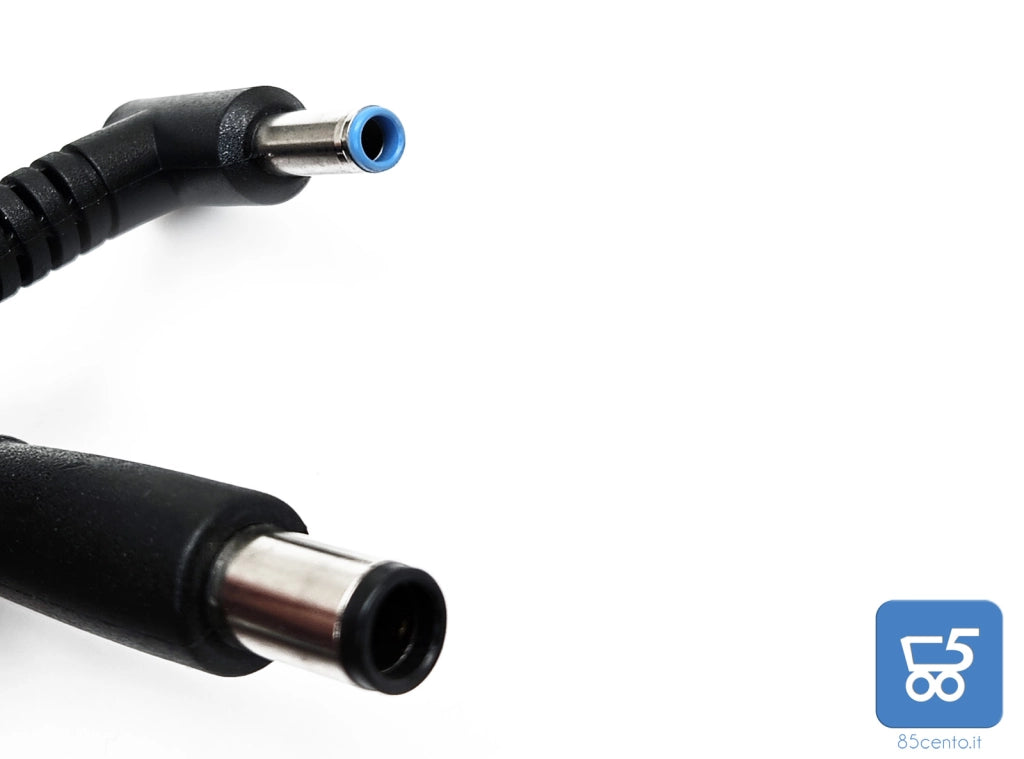 Caricabatterie Originale HP per Notebook Laptop Portatili Mini PC Tiny da 65W 19,5 V 3,33A + Adattatore da 7,4x5mm a 4,5x3mm - Prodotto Nuovi senza cavo alimentazione