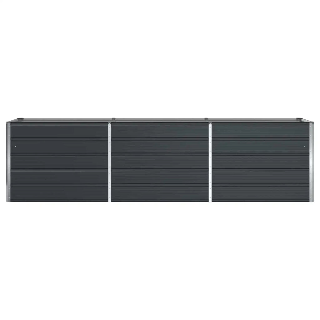 Fioriera Antracite 290 x 50 x 75 cm Acciaio zincato