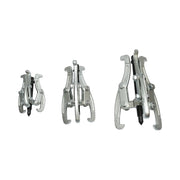 Set di 3 estrattori per cuscinetti a 3 bracci da 100 mm, 150 mm, 200 mm