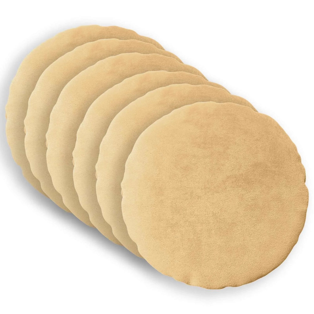 Federa 6 pcs HEERLEN Tortora Ø 30 cm Flanella 922140