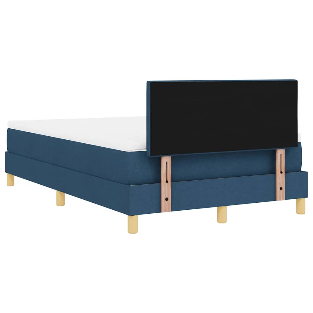 Letto a Sorgente LED con strisce LED Blu 120 x 190 cm Tessuto 3342428