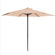 Ombrellone da Giardino Ø230 cm Colore Camel con Struttura in Acciaio e Telo Impermeabile in Poliestere