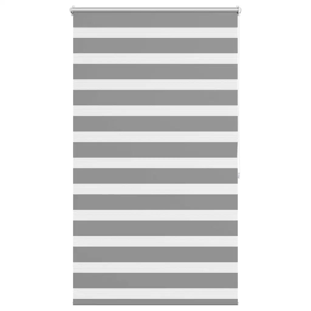 Tenda a rullo | Tenda avvolgibile zebra 80,9x175 cm Tessuto Larghezza 76,7 cm grigio