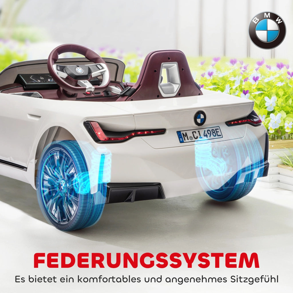 Auto Elettrica per Bambini con Telecomando ¨C Xylo ¨C Bianco, Batteria Ricaricabile 3-5 km/h