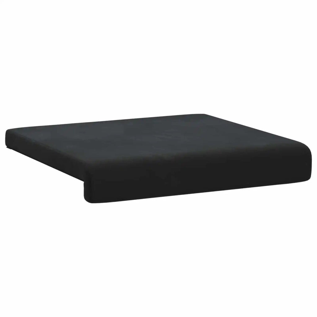 Cuscino per panchina 4 pcs Velluto Nero Profondità 35 cm 42043104