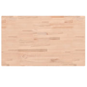 Piano Tavolo | Superficie Tavolo | Piano Scrivania 100x60x4cm Rettangolare Legno Massello di Faggio