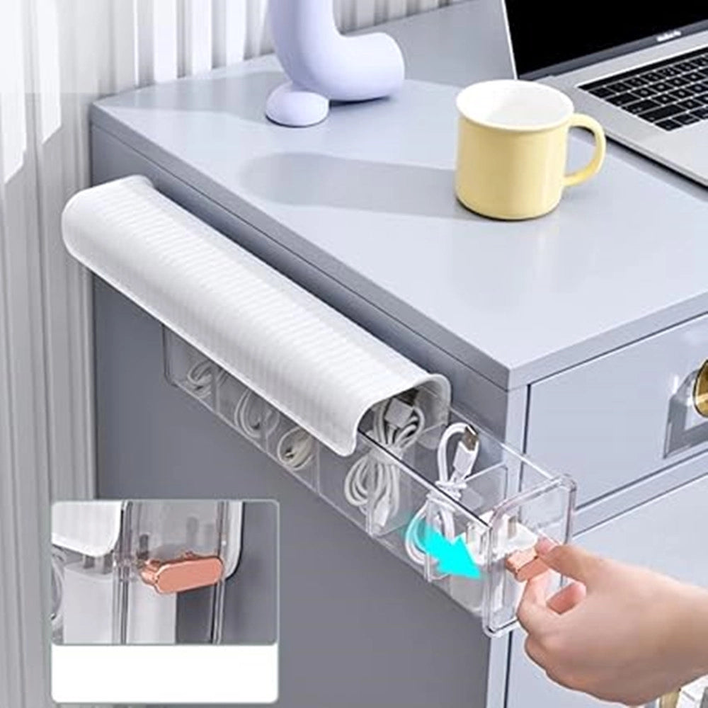Trade Shop - Organizer Box Scatola Organizzatore Da Parete Con Autoadesivo Cassetti Contenitore -