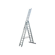 Scala Alluminio Step Up Triplici 3X12Gradini Mt7,43