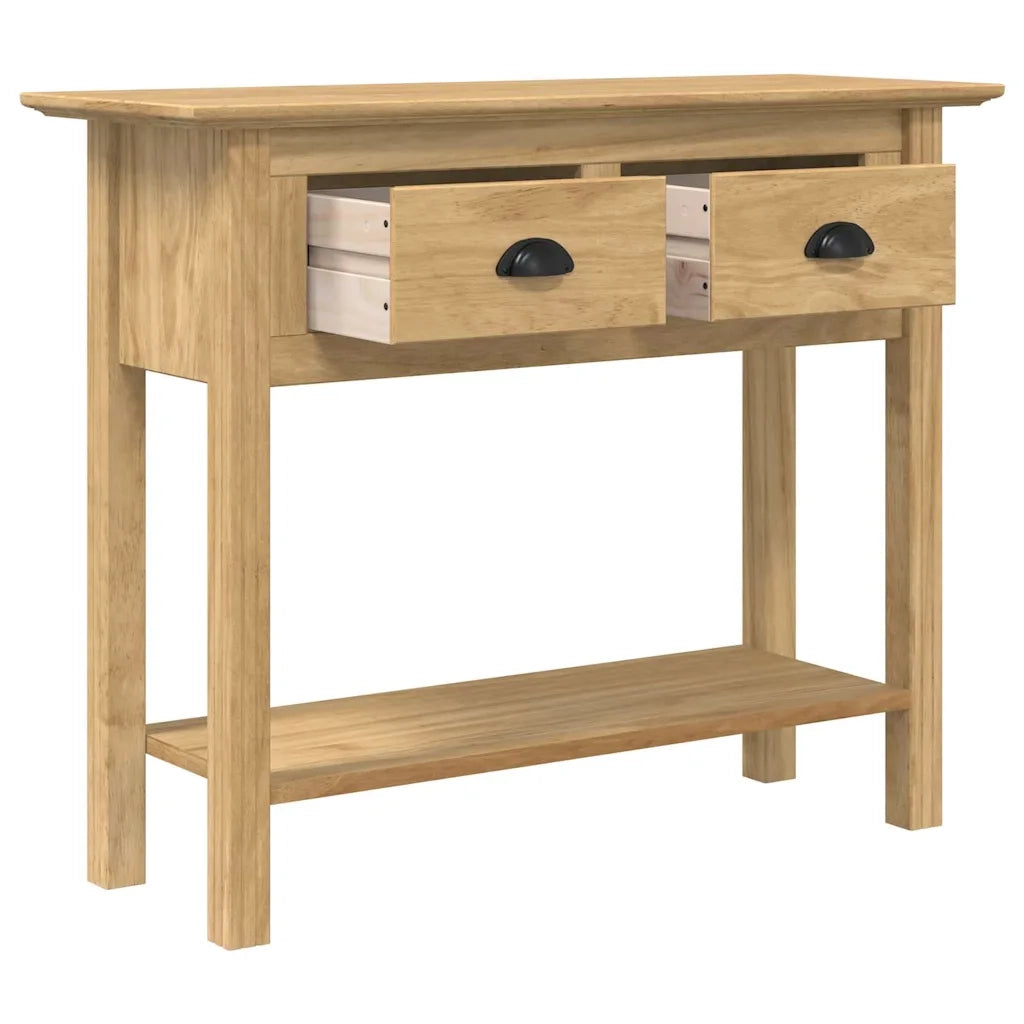 Tavolo consolle BODO Marrone miele 91 x 34.7 x 74 cm 42023484