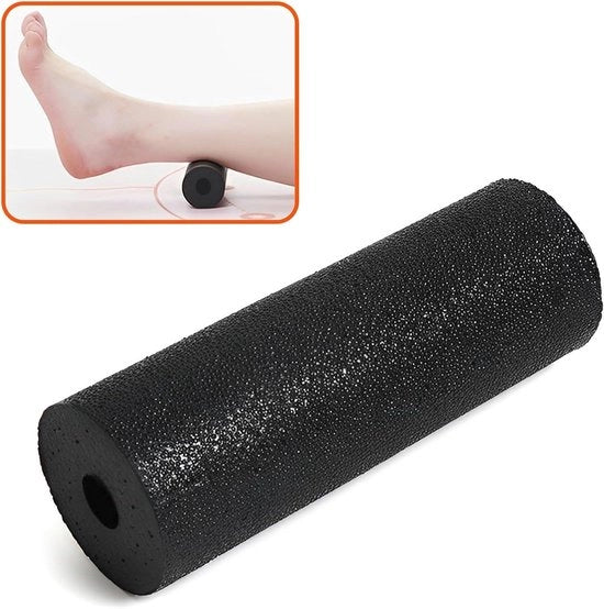 Fasciarol Compatta per Fitness e Yoga - Ideale per Acupressione e Fasciite Plantare - 15 x 5 cm Rullo Gimnastico per Schiena, Piedi e Colonna Vertebrale - Rullo Massaggi Miniaturizzato