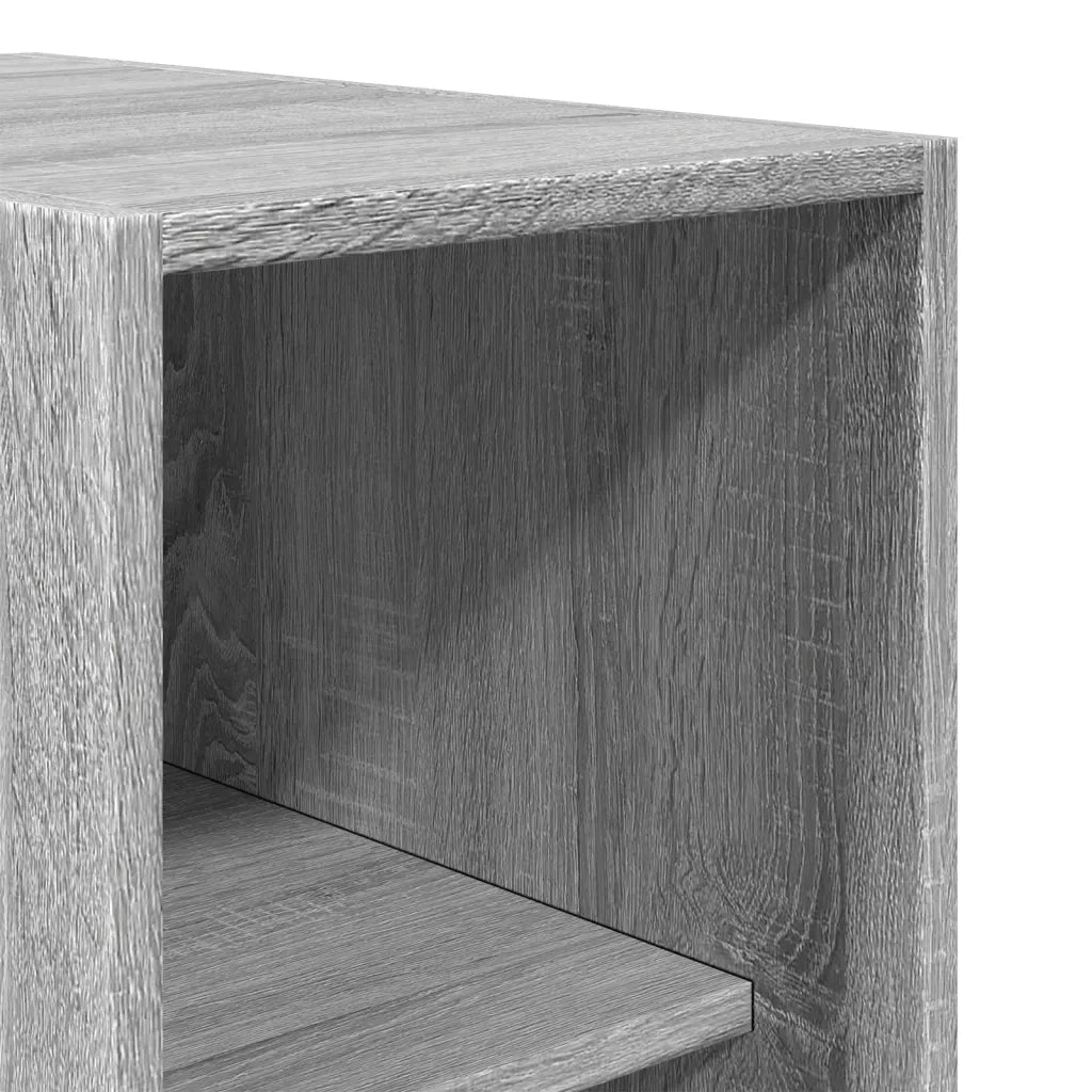 vidaXL Armadio Grigio Sonoma 30x50x200 cm in Legno Multistrato