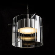 Lampadario Lampada ESTRA I a sospensione bianco vetro trasparente 230V LED 5W 3000K