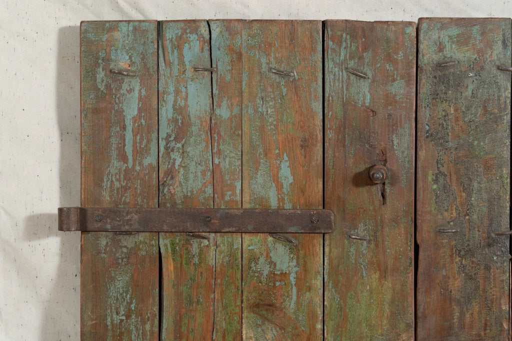 Biscottini Porta portone in legno massello e ferro da interno o da esterno vecchia e antica medievale scorrevole