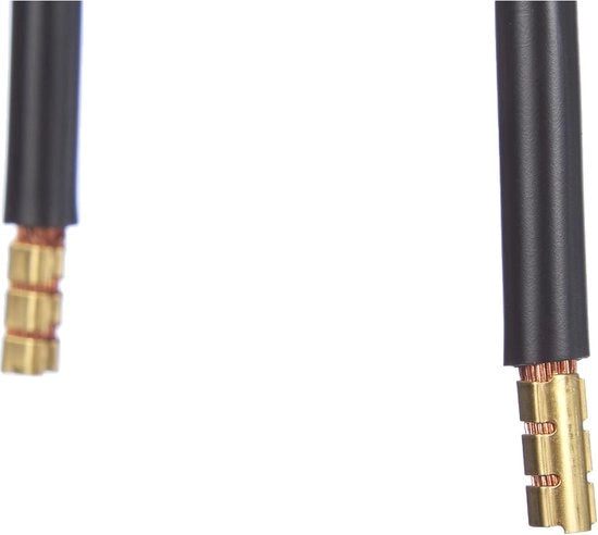 Cavo di collegamento 350 mm con avvito - 10 mm², 3 pezzi, nero