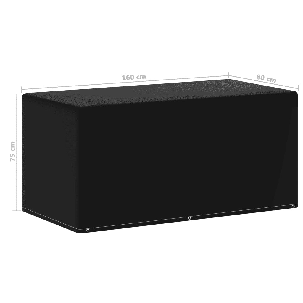 Copertura per Mobili da Giardino con 6 Occhielli 160x80x75 cm cod mxl 59071