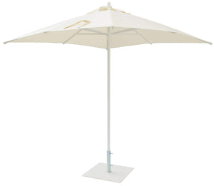 Ombrellone da Giardino 2,25x2,25 m Palo Ø40 mm in Alluminio Maffei Kronos Ecrù