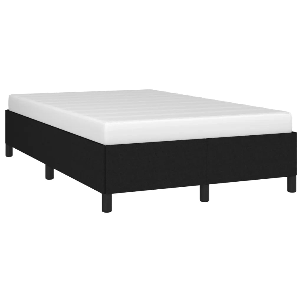 Giroletto senza Materasso Nero 120x190 cm in Tessuto 379510