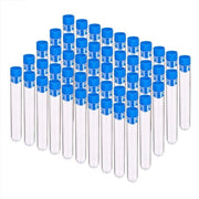 Bicchieri di reazione 10 ml - 50 pezzi - Plastica - Bocchetta a stampo - Inerte - Riciclabile - Ideali per esperimenti scientifici - Tubi di laboratorio