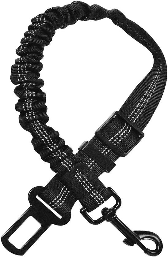 Cintura di sicurezza adattabile per cani e gatti - Riflessione, forte fissaggio, tutte le misure (53-83 cm)