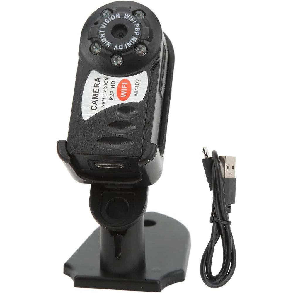Trade Shop - Spy Cam Q7 Hd Wifi Spia Microspia Microcamera Mini Dv Usb Foto Video Android Ios -
