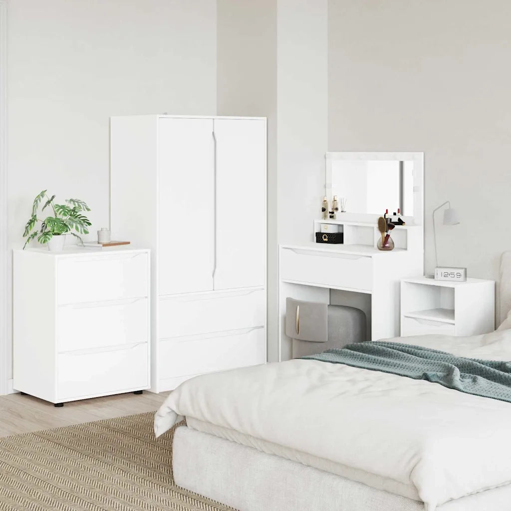 Armadio Bianco 60 x 48 x 81 cm Legno multistrato