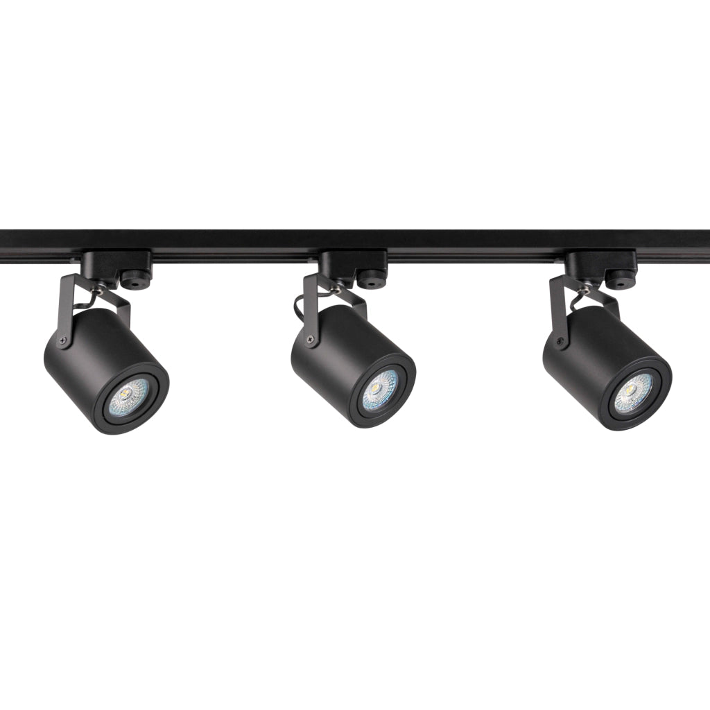 Sistema binario MINOR nero 1m 3 faretti GU10 Polux