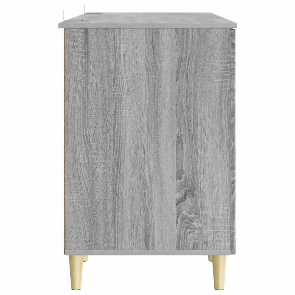 Scrivania Sonoma grigio 142,5 x 50 x 75 cm Legno ingegnerizzato 3414618
