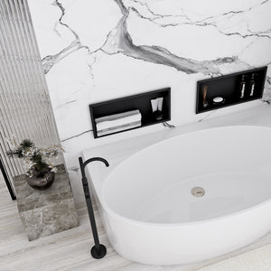 Mensola Bagno 30x45 Black Mat