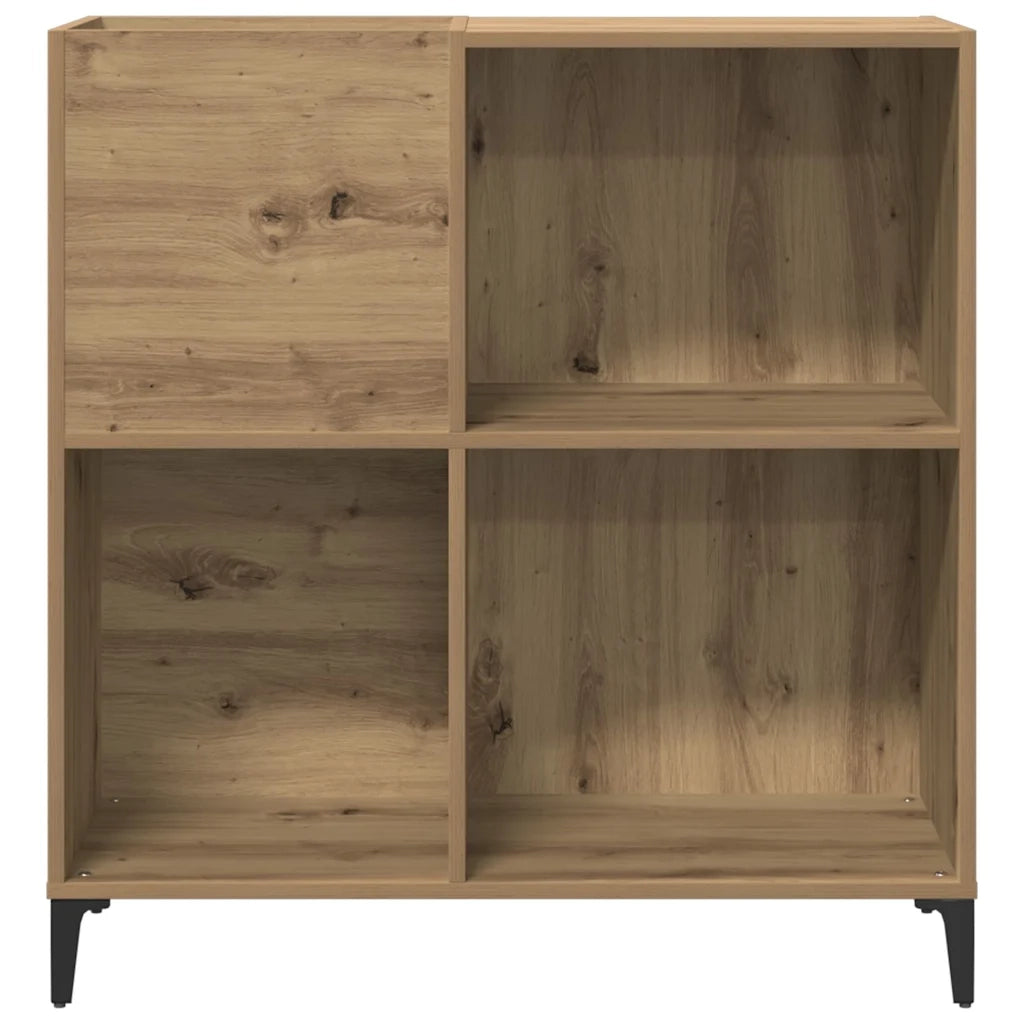 Mobile Porta Dischi Artigianale 84,5x38x89 cm Legno Multistrato 857174