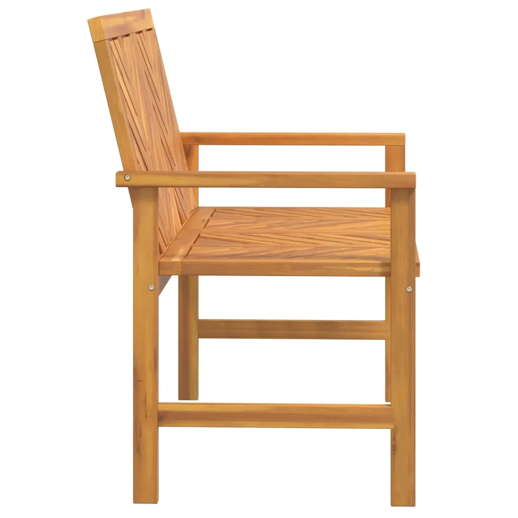 Panca da Giardino 109 cm in Legno Massello di Acacia 362234
