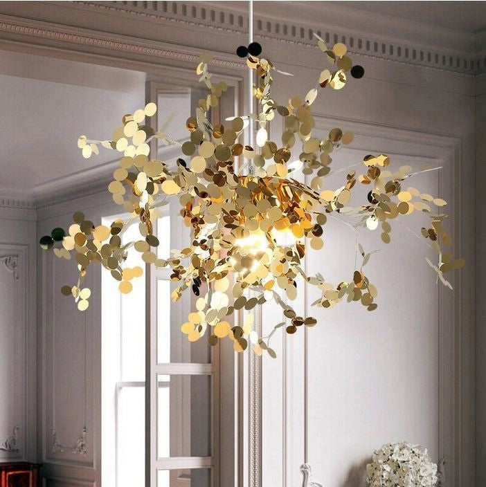 Lampada A Sospensione Stravagante APP546-3CP Dorata