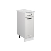 Vicco Mobiletto base per cucina Bianco casa di campagna 30 cm PL Marmo