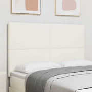 Testiera LED con strisce LED Crema 160 cm Tessuto in Cords 3338332