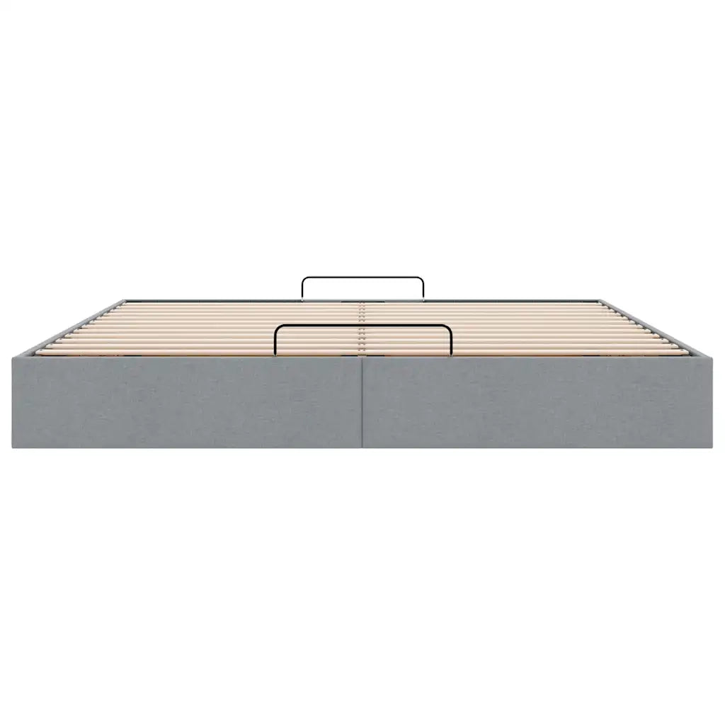 Struttura Letto Pouf senza Materasso 200x200 cm in Tessuto
