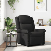 Poltrona Reclinabile Nero Lucido Similpelle 4015676