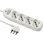 MULTIPRESA CON INTERRUTTORE 5 posti - ELECTRALINE